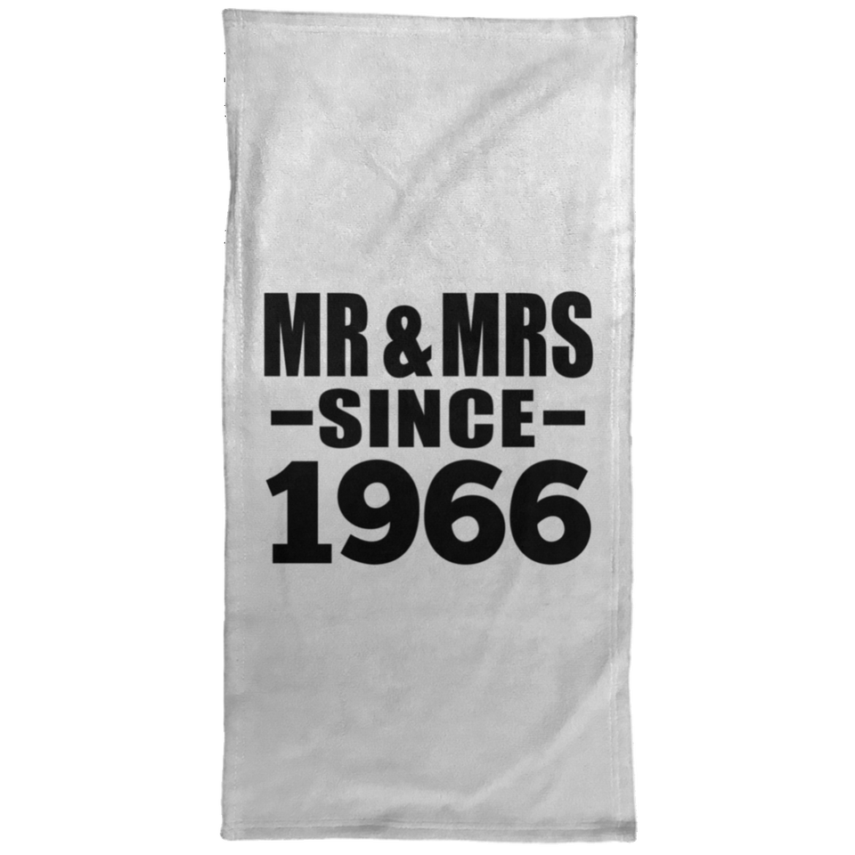 58th Anniversary Mr & Mrs Since 1966 - Hand Towel