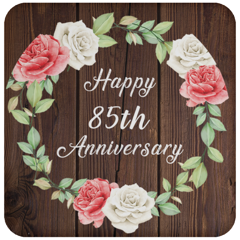 Happy 85th Anniversary - Drink Coaster A