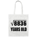 94th Birthday Square Root of 8836 Years Old - Tote Bag White