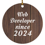 Web Developer Since 2024 - Circle Ornament D