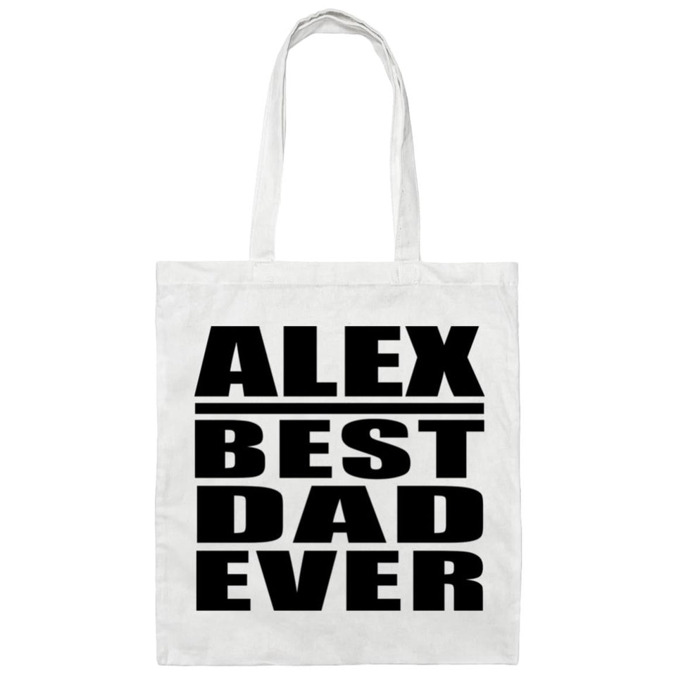 Alex Best Dad Ever - Tote Bag White