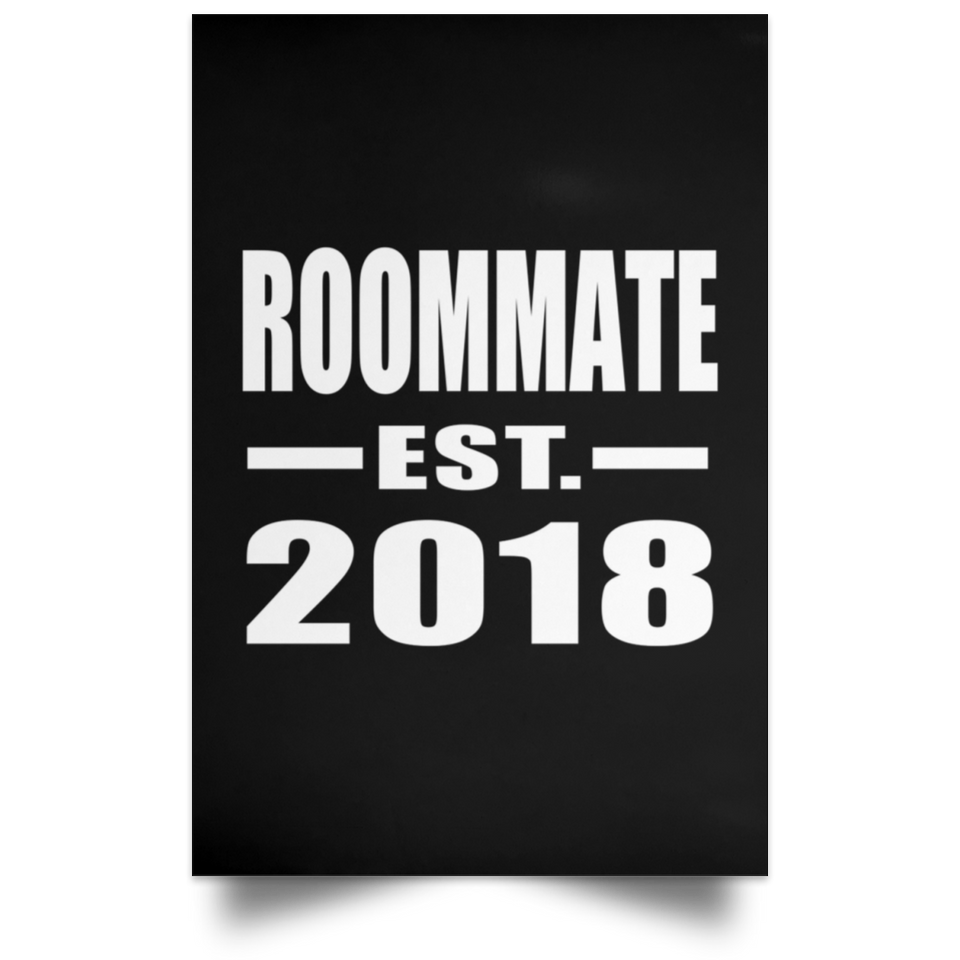 Roommate Est. 2018 - Poster Portrait
