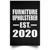 Furniture Upholsterer Established EST. 2020 - Poster Portrait