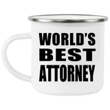 World's Best Attorney - 12oz Camping Mug