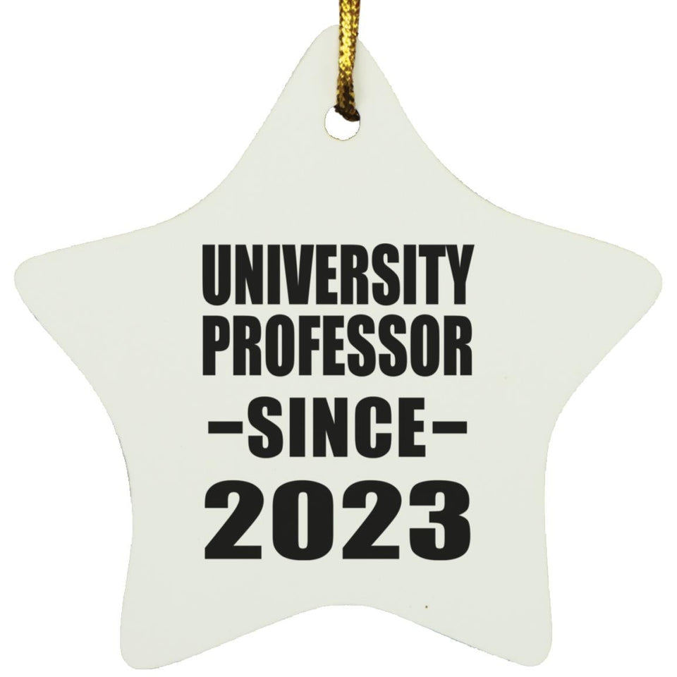 University Professor Since 2023 - Star Ornament