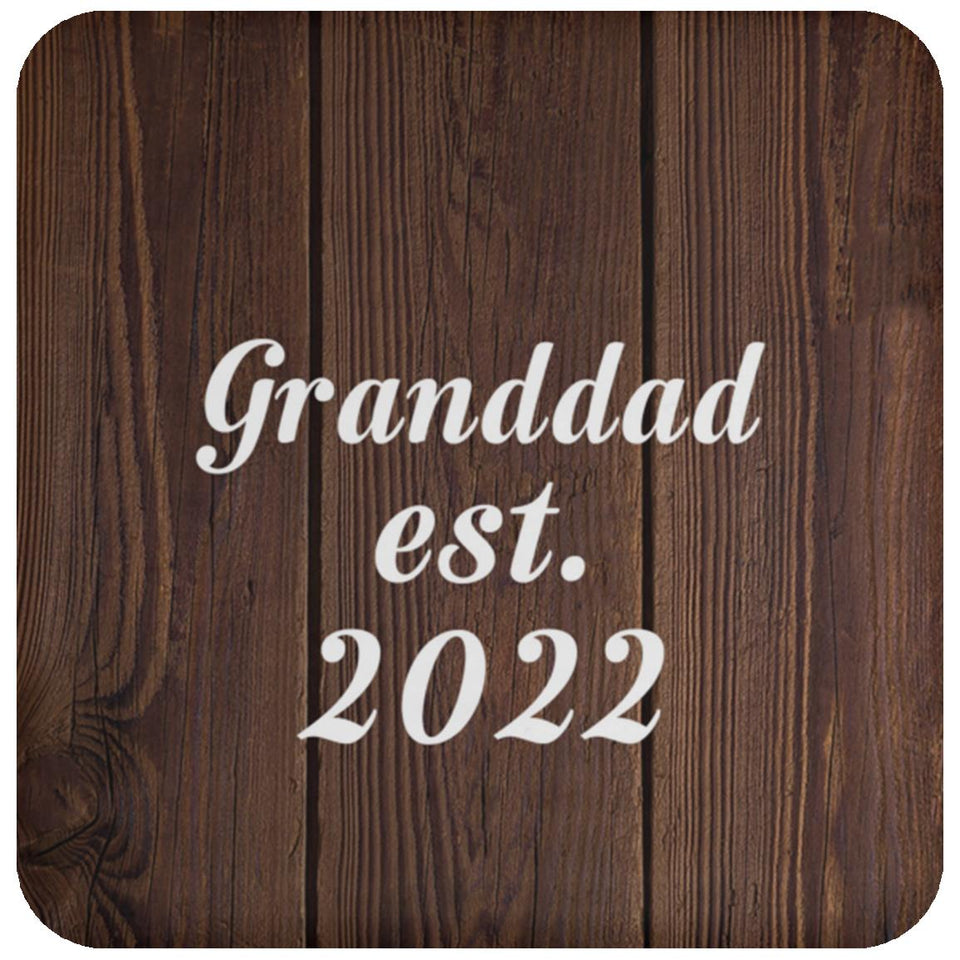 Granddad Established EST. 2022 - Drink Coaster D