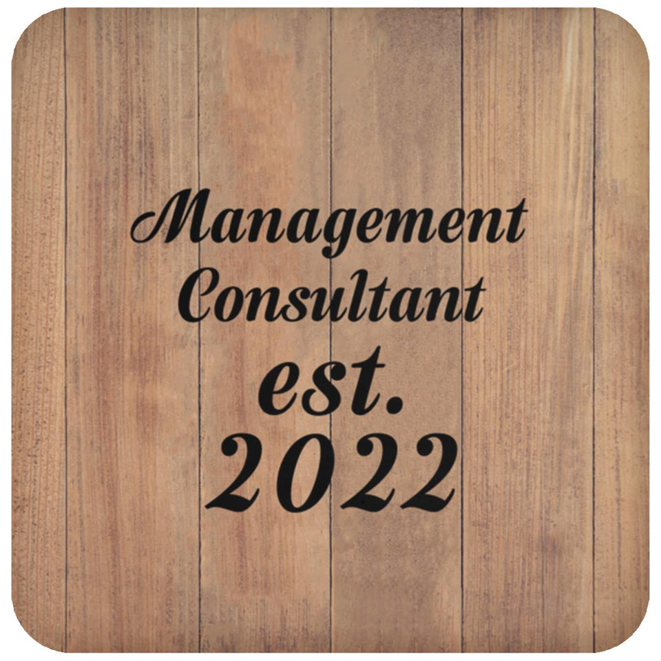 Management Consultant Established Est. 2022 - Drink Coaster C