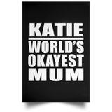 Katie World's Okayest Mum - Poster Portrait