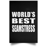 World's Best Seamstress - Poster Portrait