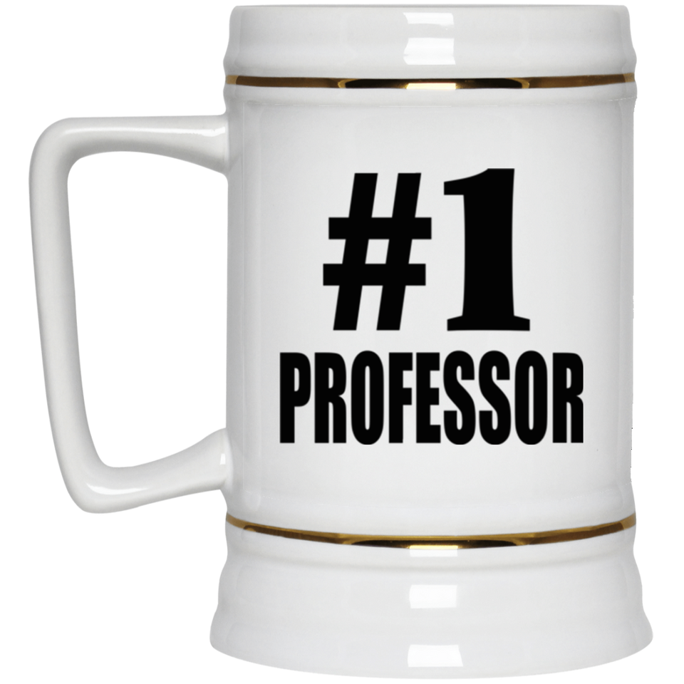 Number One #1 Professor - Beer Stein