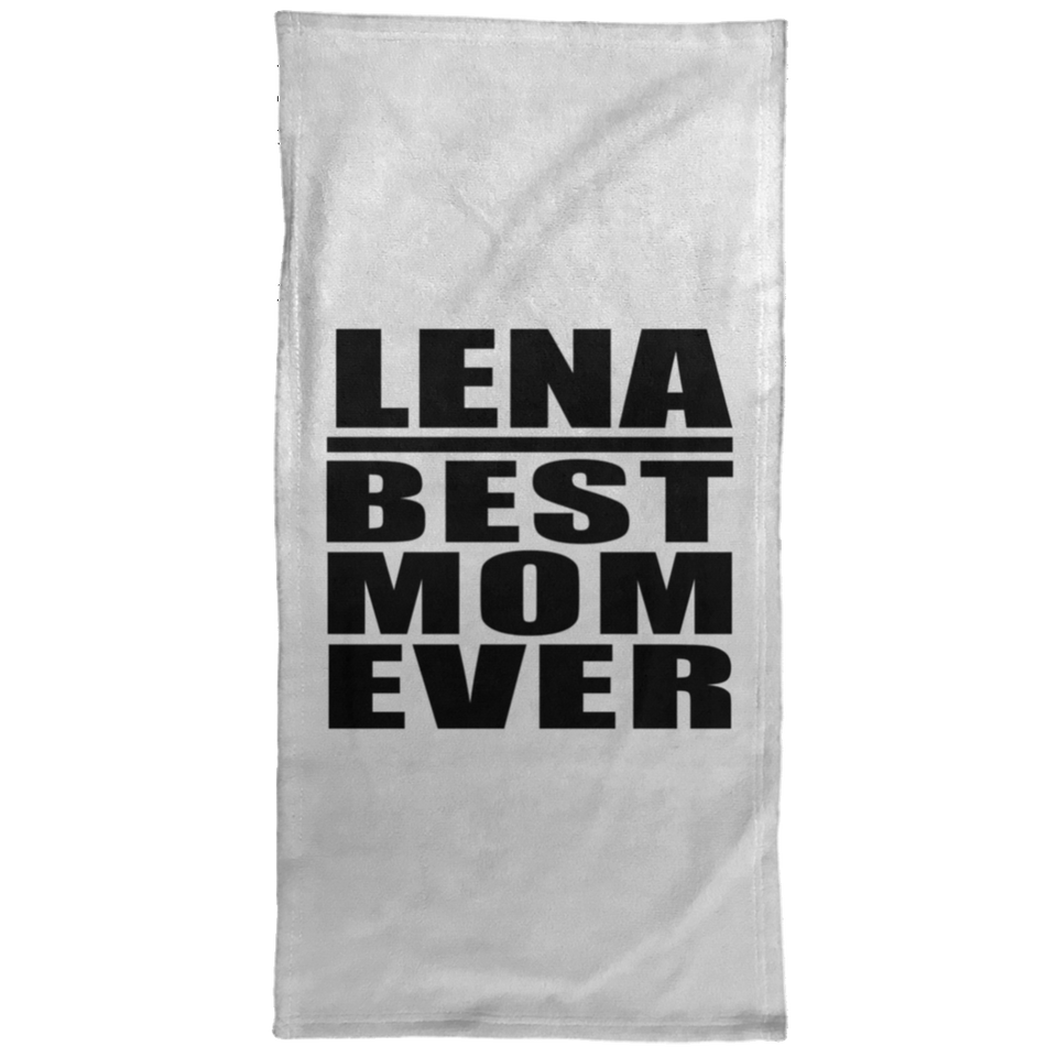Lena Best Mom Ever - Hand Towel