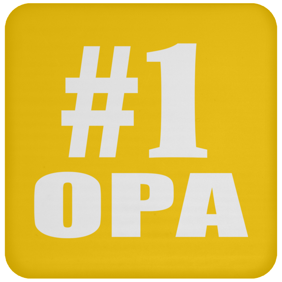 Number One #1 Opa - Drink Coaster