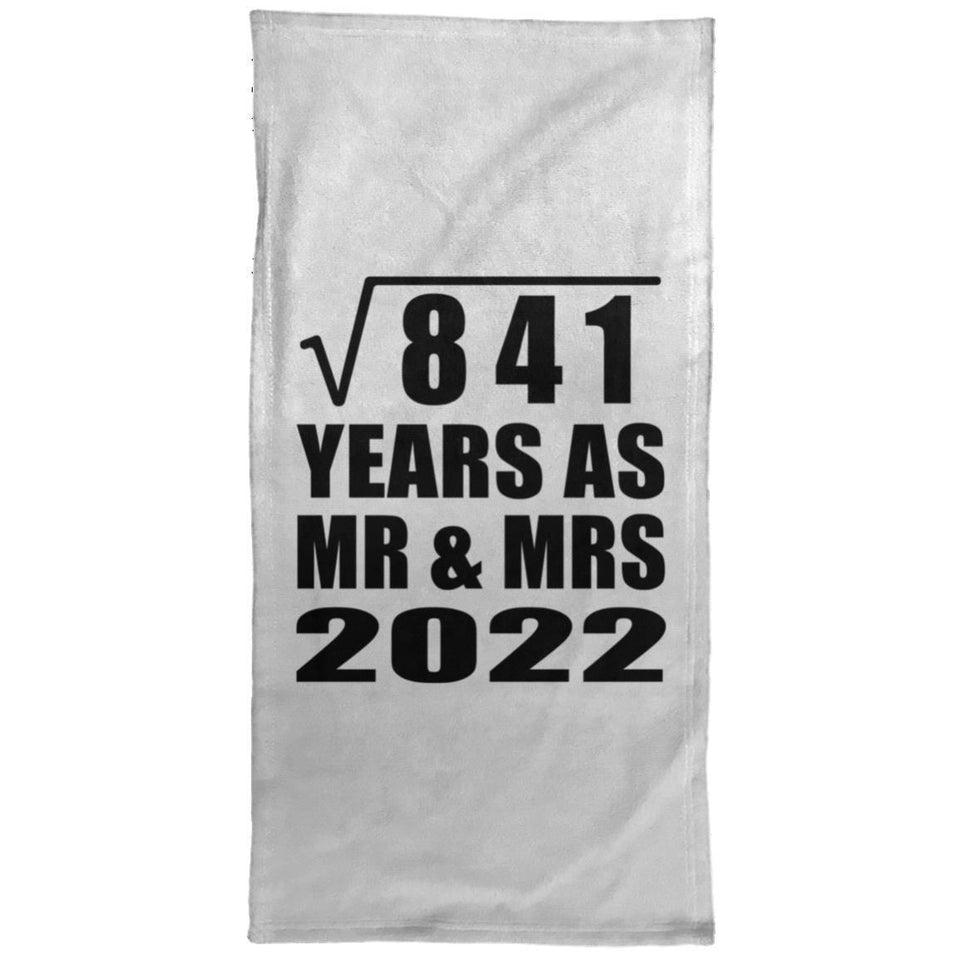 29th Anniversary Square Root of 841 Years As Mr & Mrs 2022 - Hand Towel