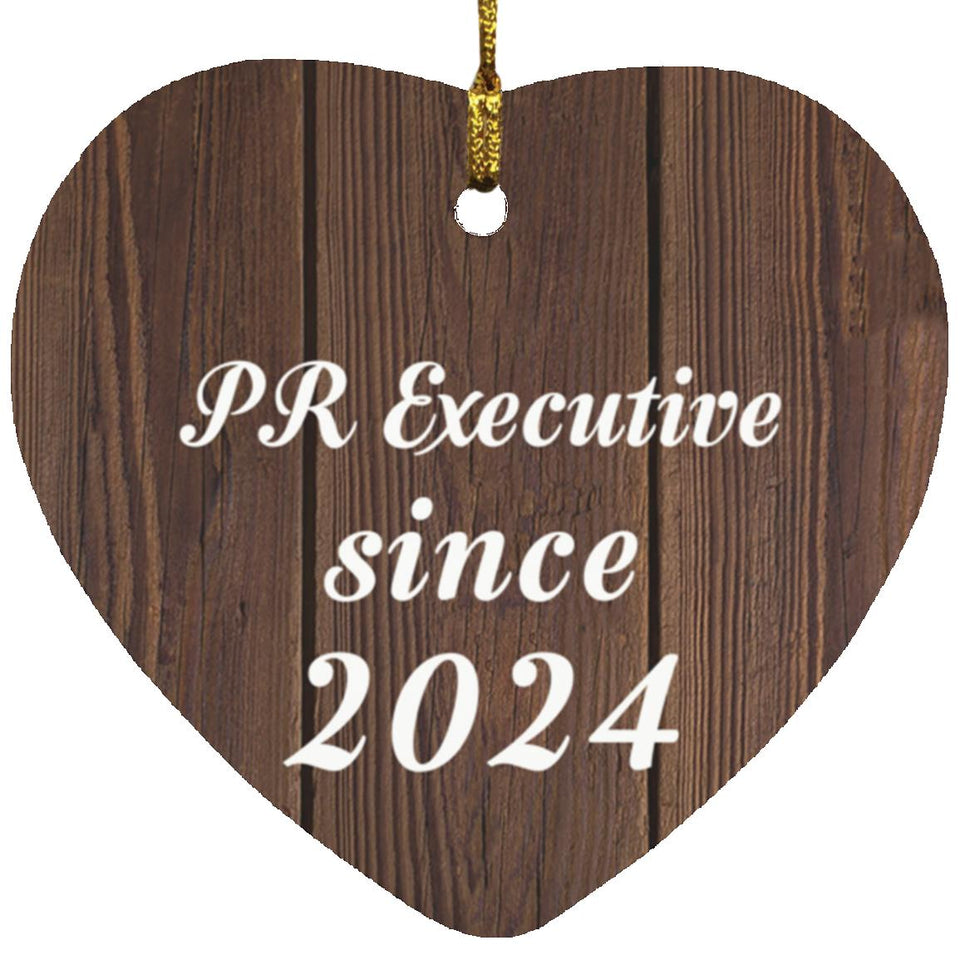 PR Executive Since 2024 - Heart Ornament D