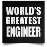 World's Greatest Engineer - Poster Square