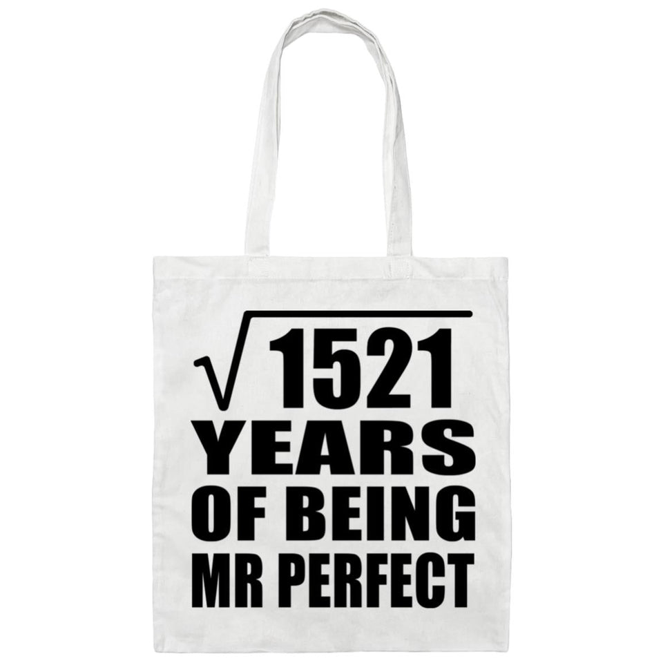 39th Anniversary Square Root of 1521 Years of Mr Perfect - Tote Bag White
