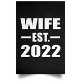 Wife Established EST. 2022 - Poster Portrait