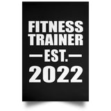 Fitness Trainer Established EST. 2022 - Poster Portrait
