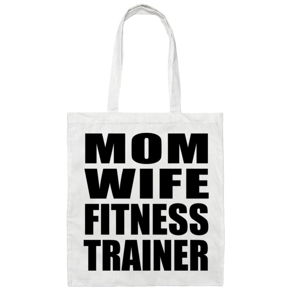 Mom Wife Fitness Trainer - Tote Bag White