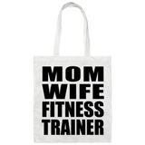 Mom Wife Fitness Trainer - Tote Bag White