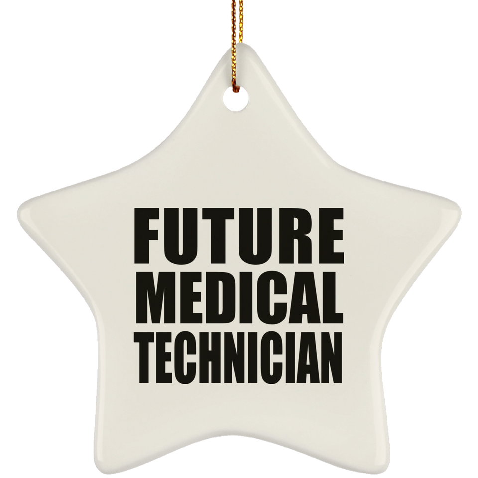 Future Medical Technician - Star Ornament