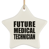 Future Medical Technician - Star Ornament