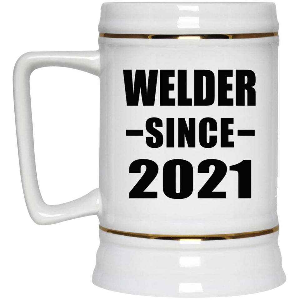 Welder Since 2021 - Beer Stein