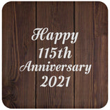 Happy 115th Anniversary 2021 - Drink Coaster D