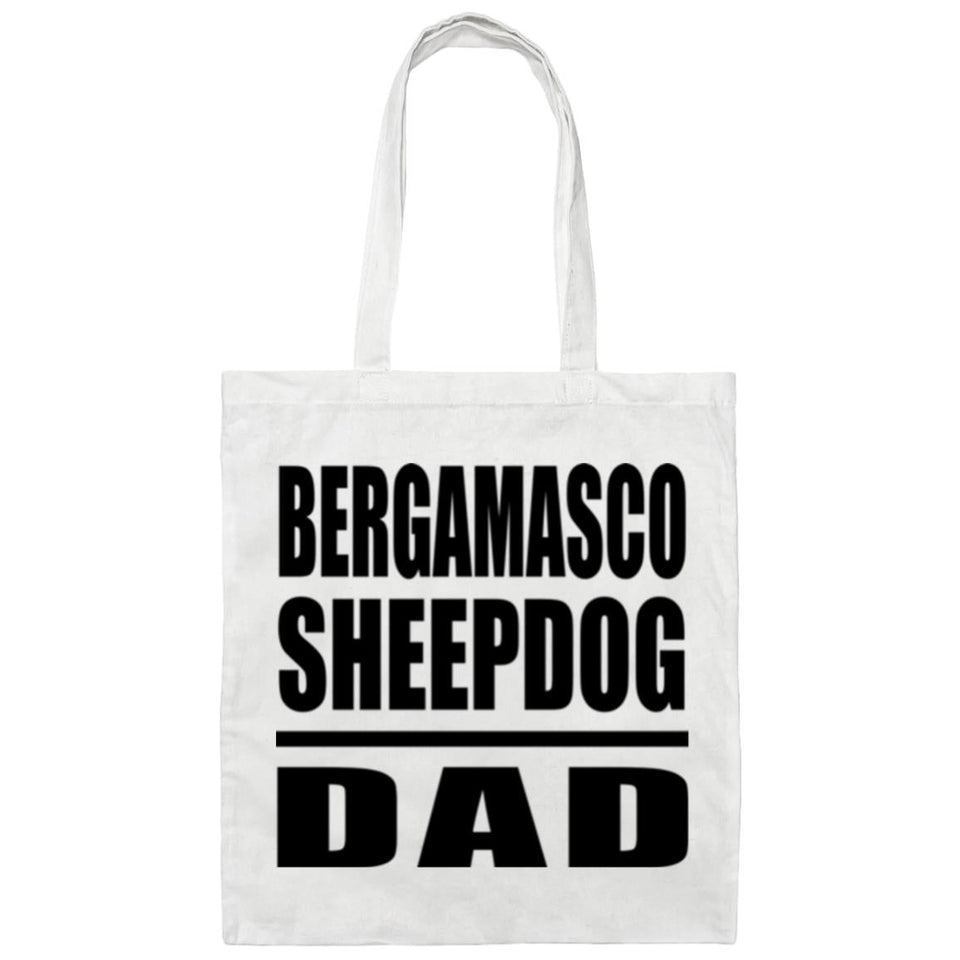 Bergamasco Sheepdog Dad - Tote Bag White