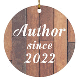 Author Since 2022 - Circle Ornament E