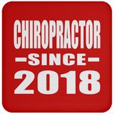 Chiropractor Since 2018 - Drink Coaster