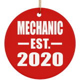 Mechanic Established EST. 2020 - Circle Ornament