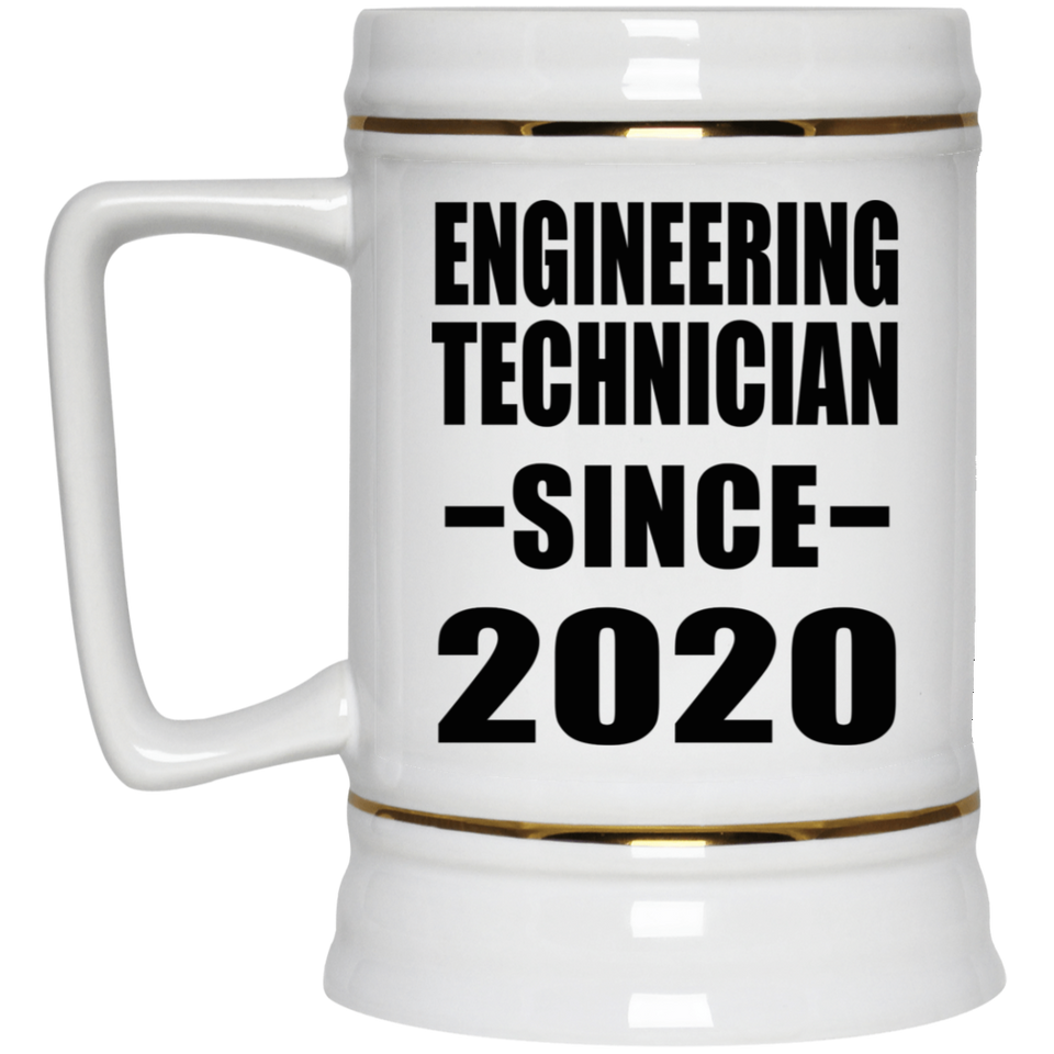 Engineering Technician Since 2020 - Beer Stein
