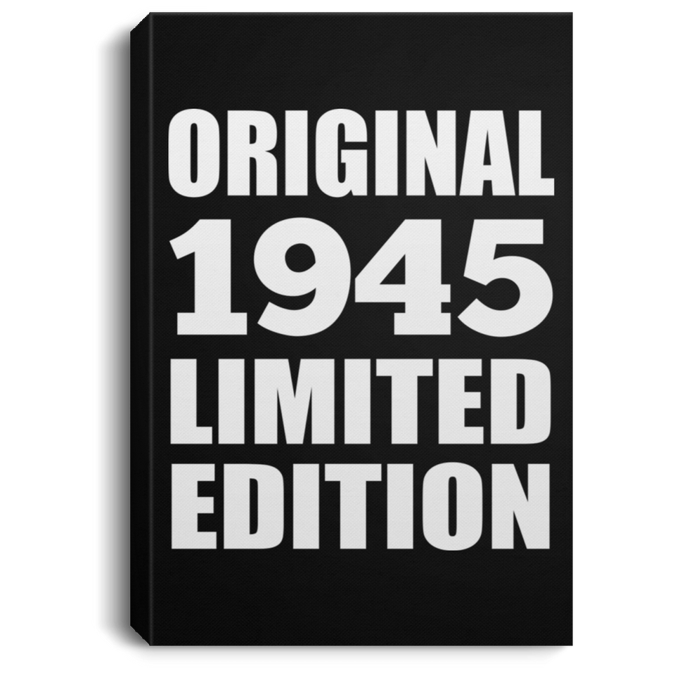 79th Birthday Original 1945 Limited Edition - Canvas Portrait