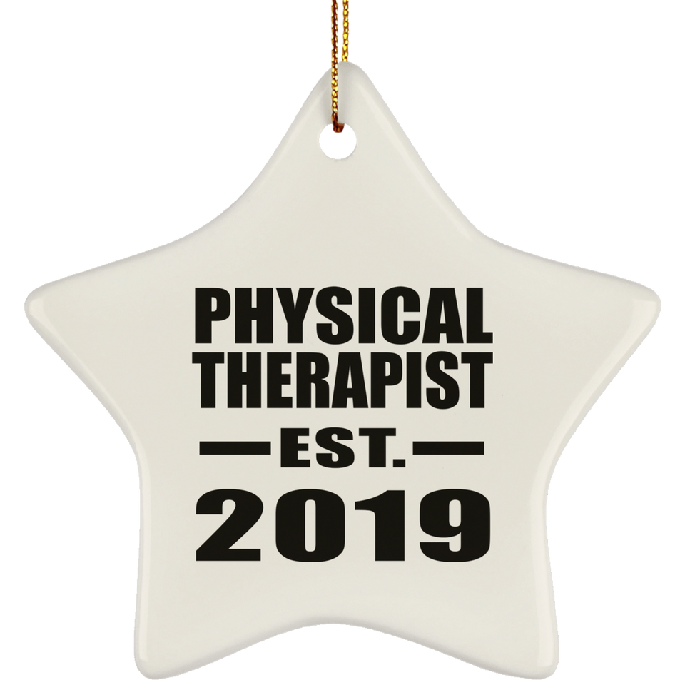 Physical Therapist Established EST. 2019 - Star Ornament