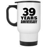 39th Anniversary 39 Years - White Travel Mug