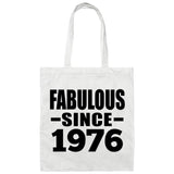 48th Birthday Fabulous Since 1976 - Tote Bag White