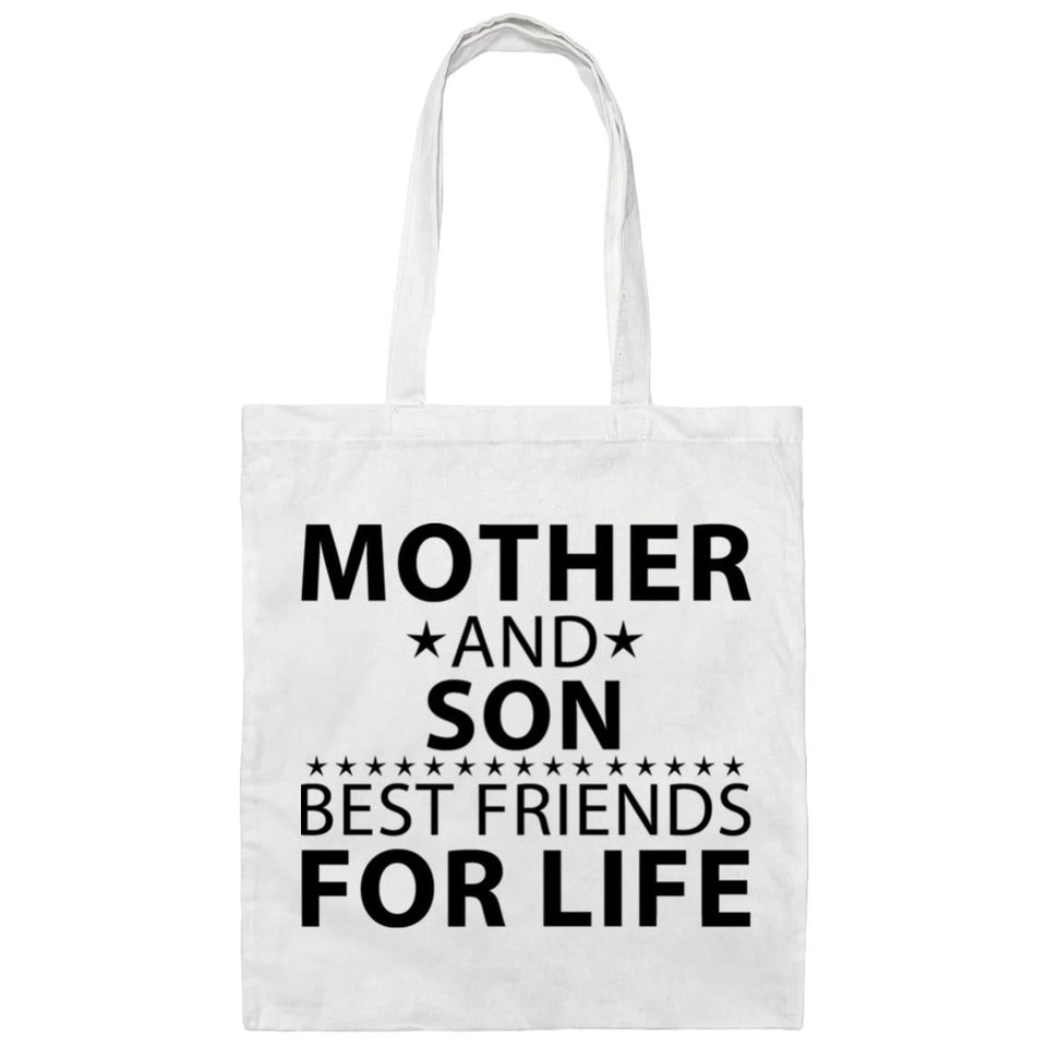 Mother and Son, Best Friends For Life - Tote Bag White