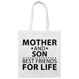 Mother and Son, Best Friends For Life - Tote Bag White