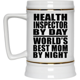 Health Inspector By Day World's Best Mom By Night - Beer Stein