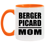Berger Picard Mom - 11oz Accent Mug Orange