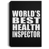 World's Best Health Inspector - Canvas Portrait