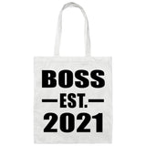 Boss Established EST. 2021 - Tote Bag White
