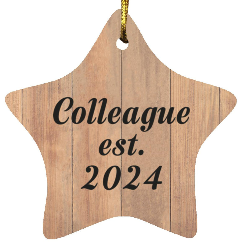 Colleague Established Est. 2024 - Star Ornament C