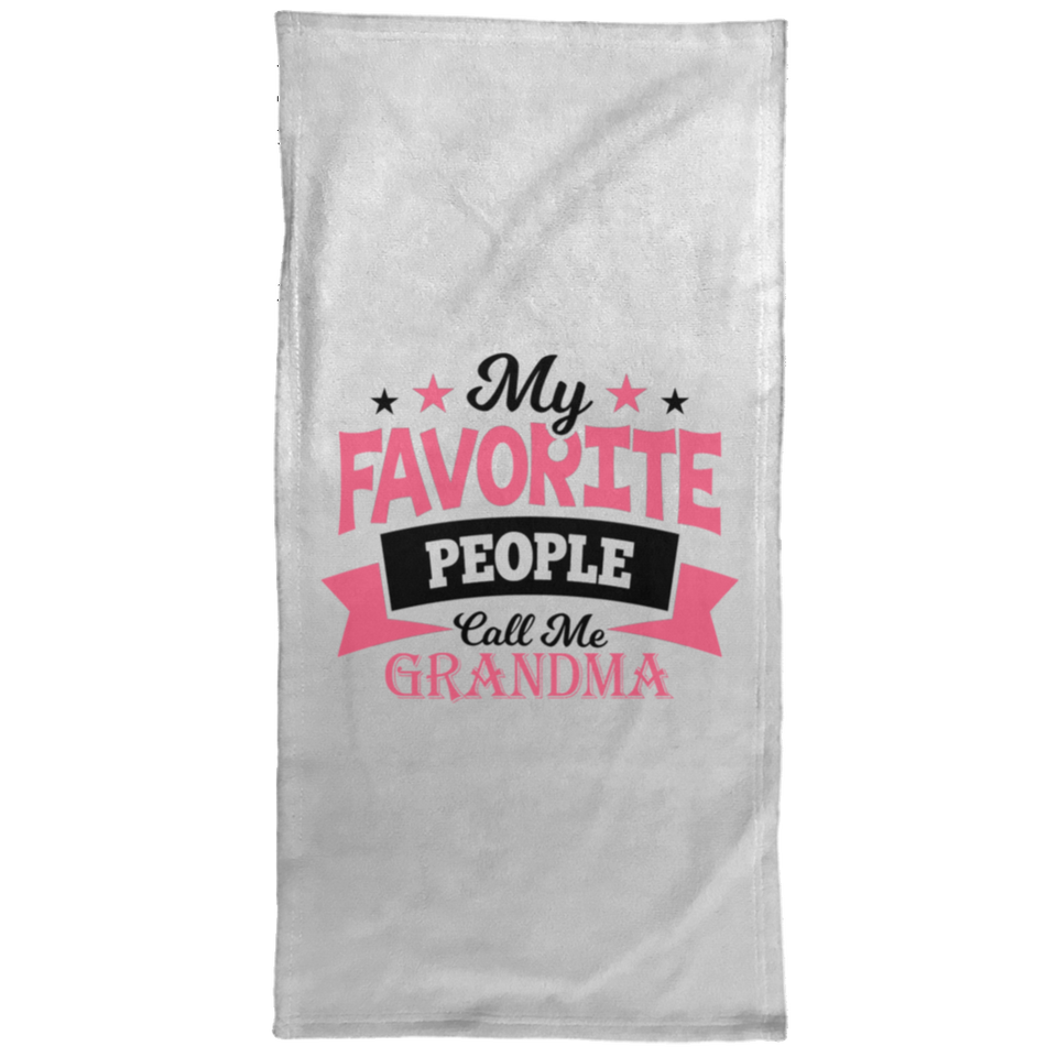 My Favorite People Call Me Grandma - Hand Towel
