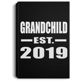 Grandchild Established EST. 2019 - Canvas Portrait