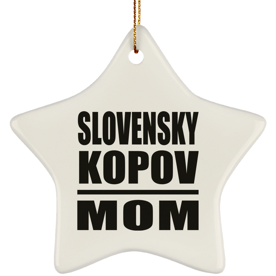 Slovensky Kopov Mom - Star Ornament
