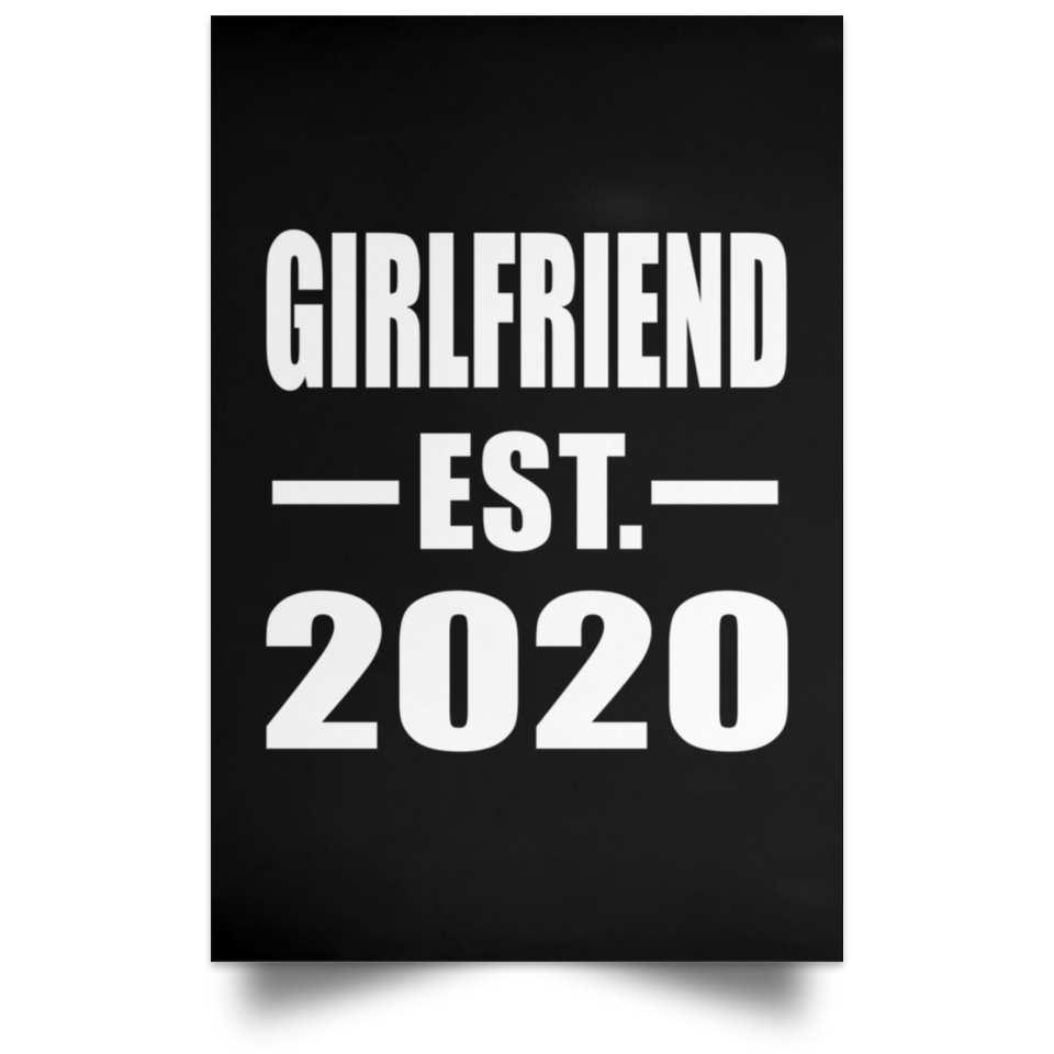 Girlfriend Established EST. 2020 - Poster Portrait