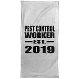 Pest Control Worker Established EST. 2019 - Hand Towel