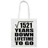 39th Anniversary Square Root of 1521 Years Lifetime To Go - Tote Bag White